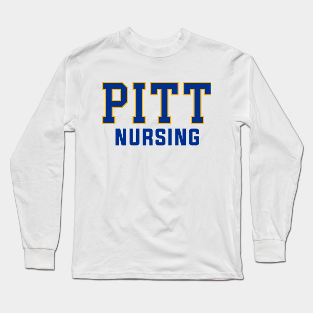 Pitt Nursing (Varsity) Pitt Long Sleeve TShirt TeePublic